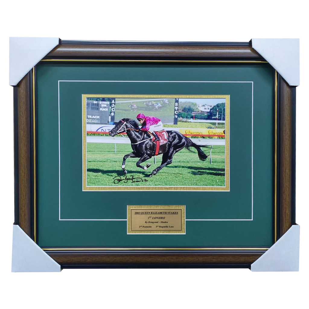 2003 Queen Elizabeth Stakes Winner Lonhro Signed Darren Beadman - 2808