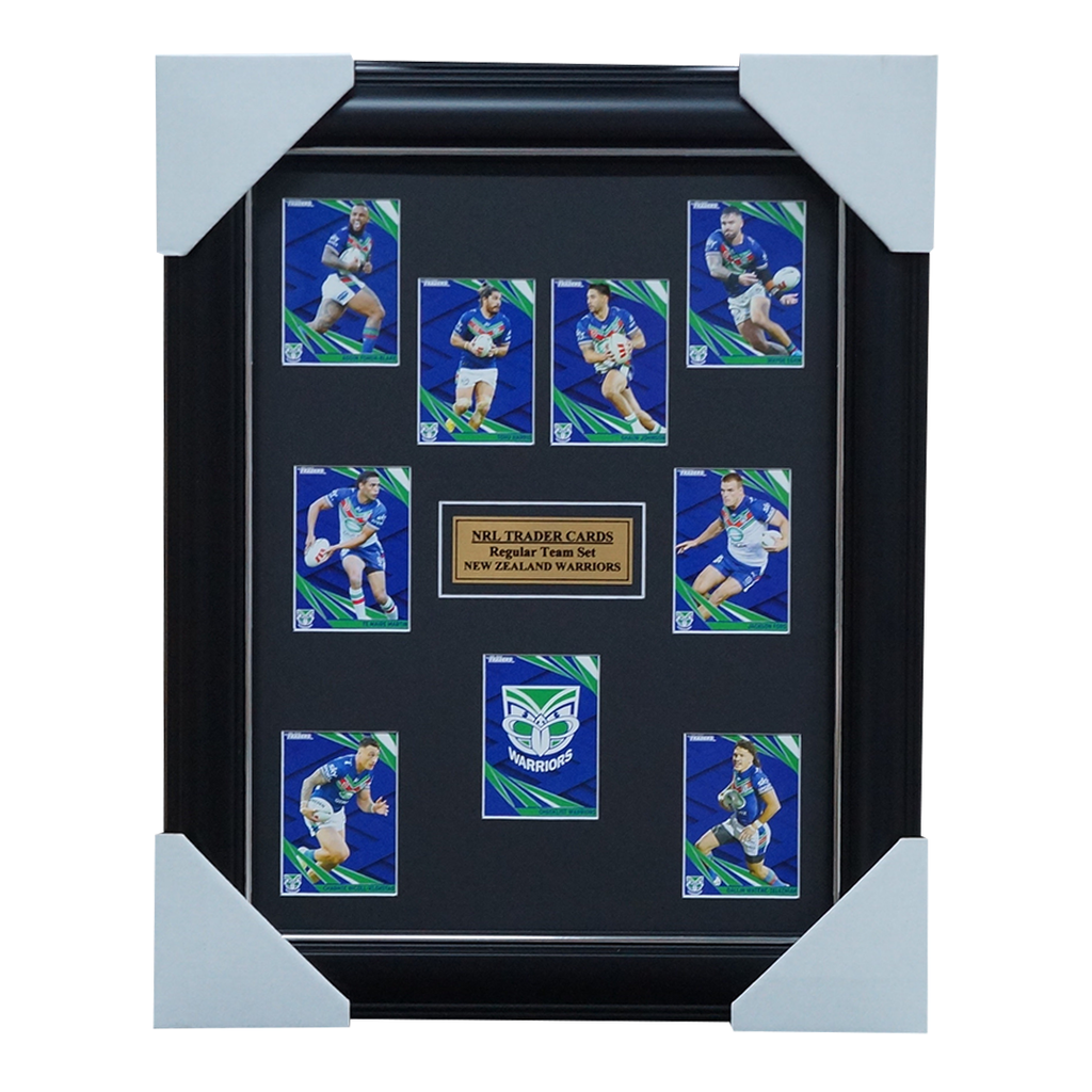 2024 NRL Traders Cards Zealand Warriors Team Set Framed - 5803