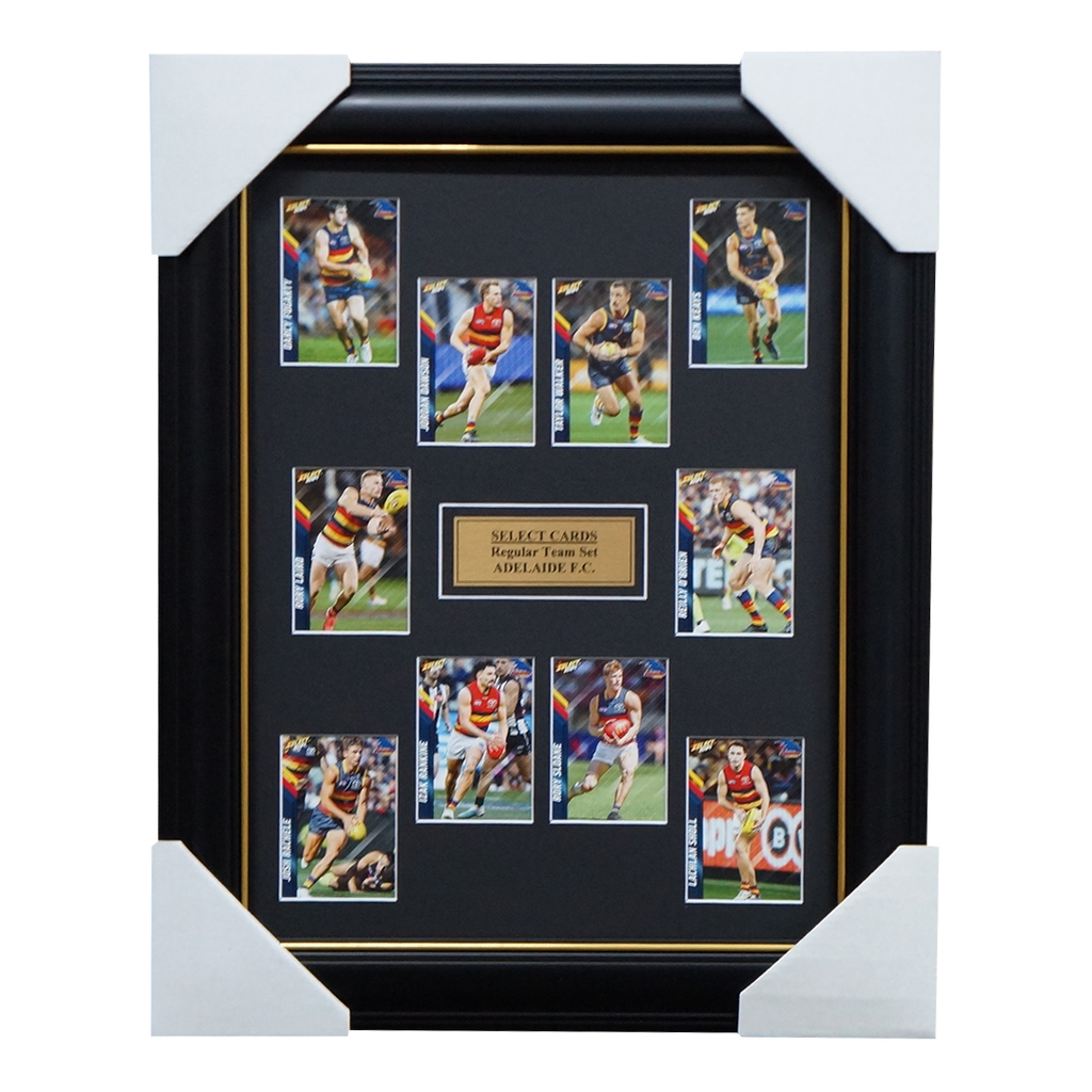 Adelaide Crows 2024 Select Card Team Set Framed Taylor Walker Jordan Dawson - 5783