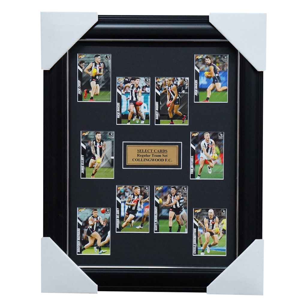 Collingwood 2024 Select Card Team Set Framed Pendlebury Daicos Elliot - 5773