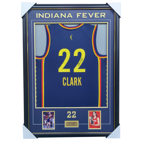 Caitlyn Clark Signed Indiana Fever Signed Jersey Framed - 7126