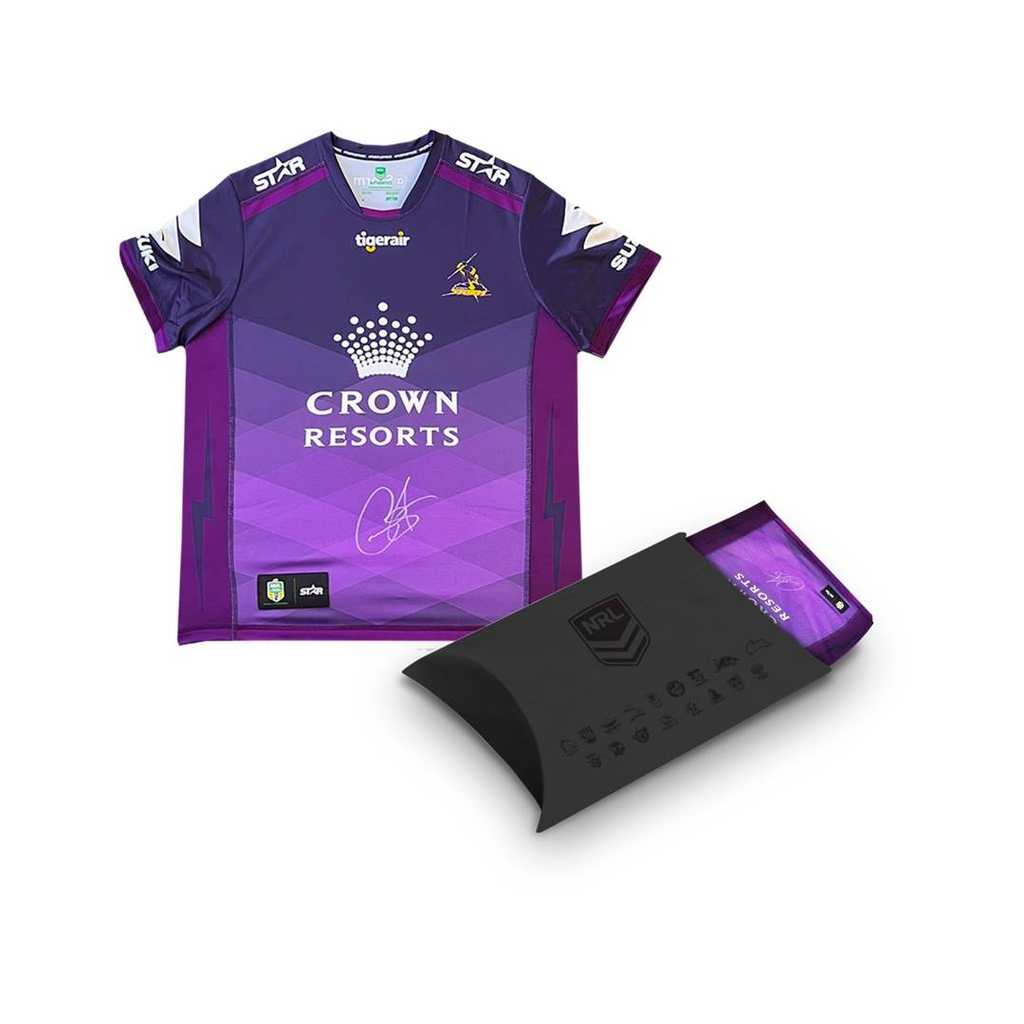 Cameron Munster Signed Melbourne Storm Official NRL Jersey - 5681