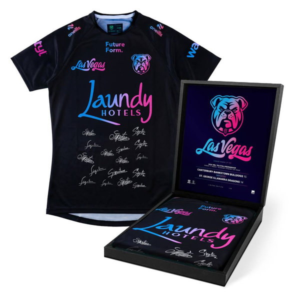 Canterbury-Bankstown Bulldogs 2026 Team Signed Vegas - 7508 – HT