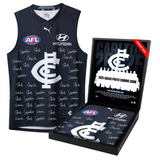 Carlton Football Club 2025 AFL Official Team Signed Guernsey - 7019