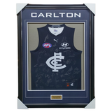 Carlton Football Club 2025 AFL Official Team Signed Guernsey - 7019