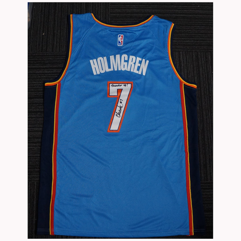 Chet Holmgren Oklahoma City Thunder Signed #7 Jersey - 5837