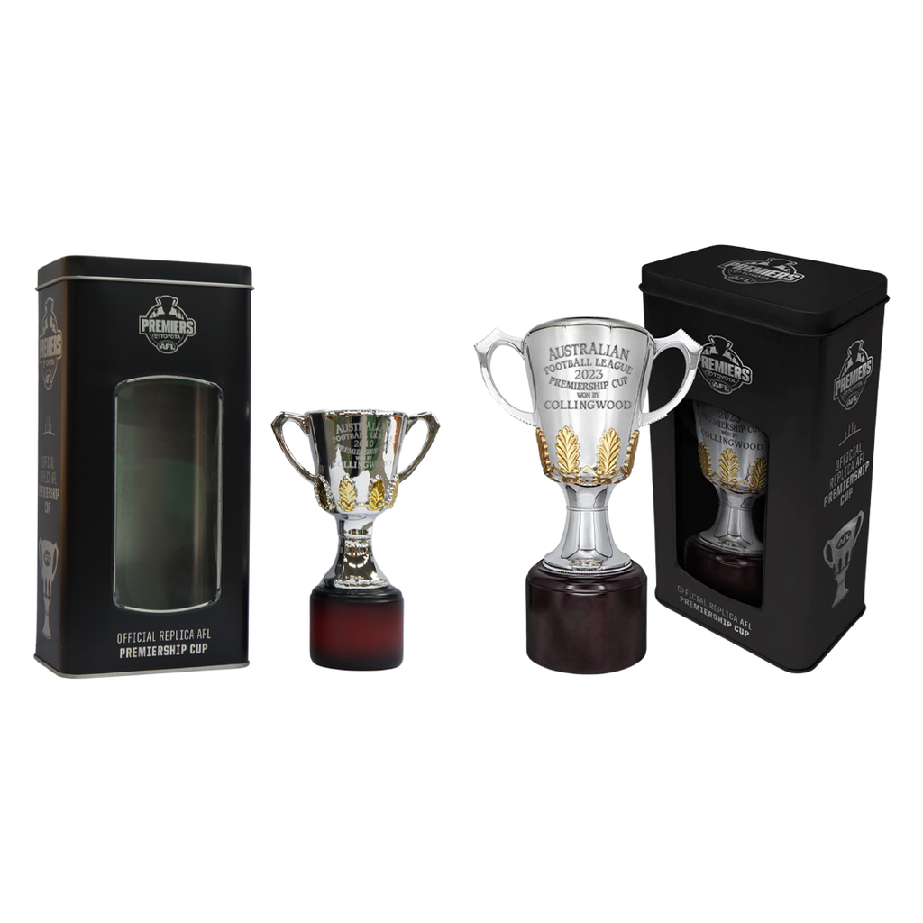 Collingwood Package 2010 & 2023 Official AFL Replica Premiership Cup - 5753