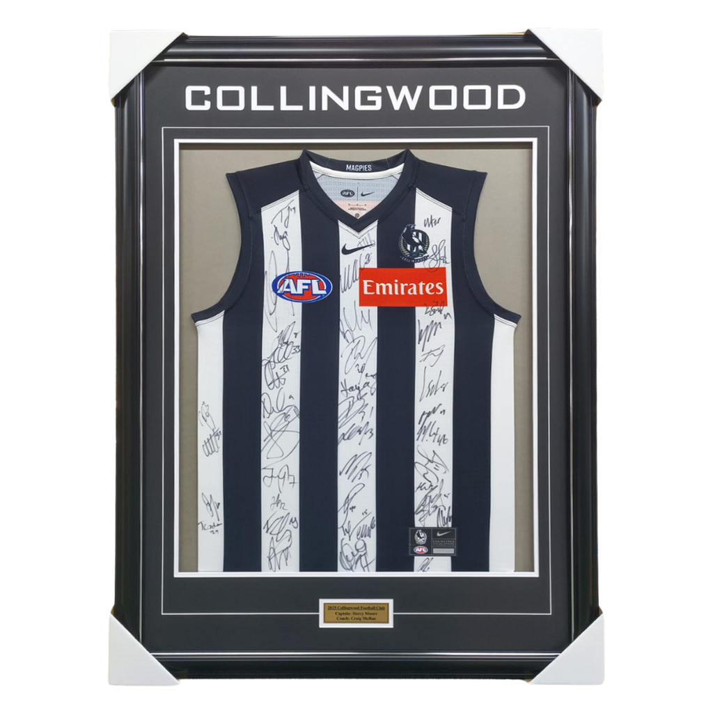 Collingwood Football Club 2025 AFL Official Team Signed Guernsey - 7014