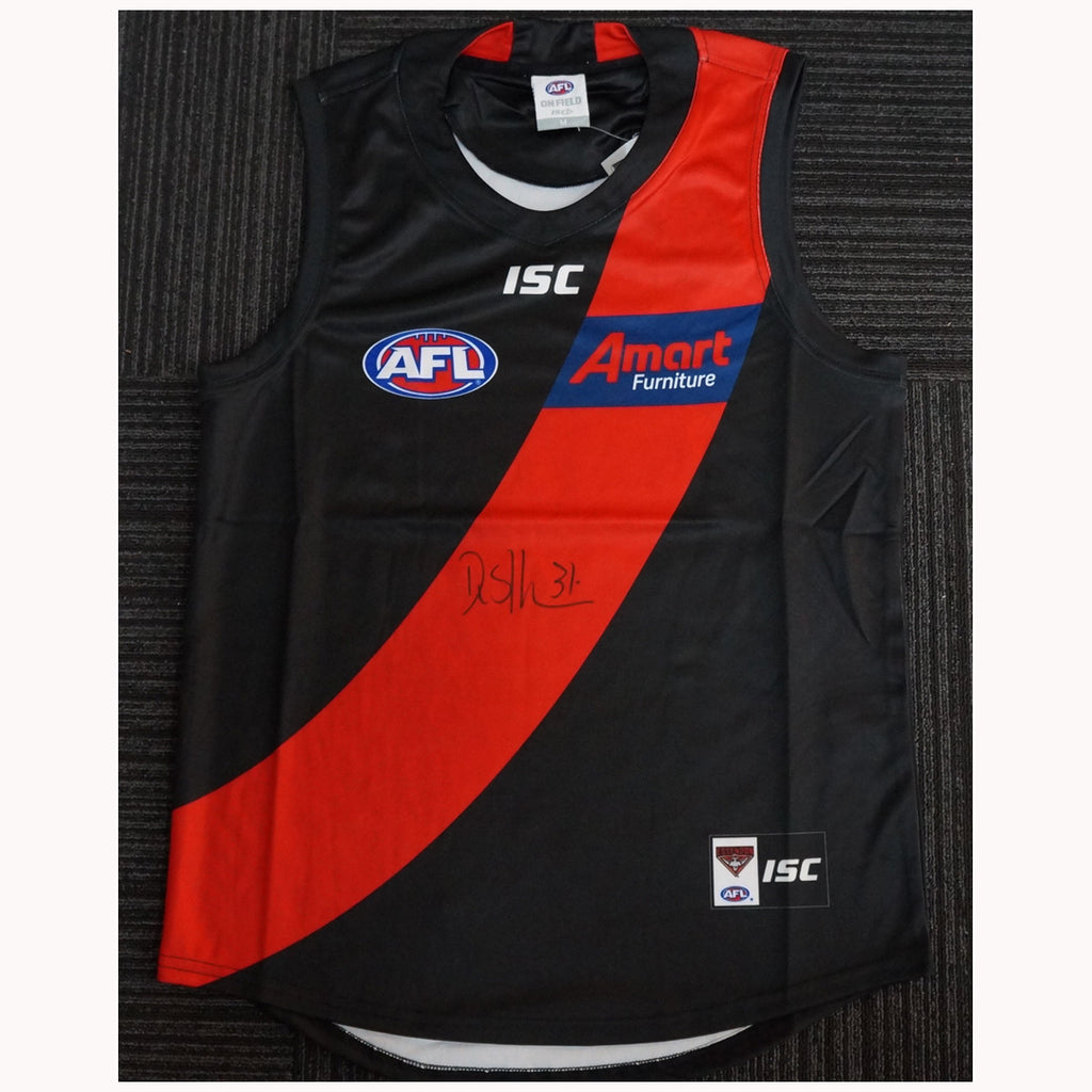 Dustin Fletcher Signed Essendon Jumper Framed - 5892