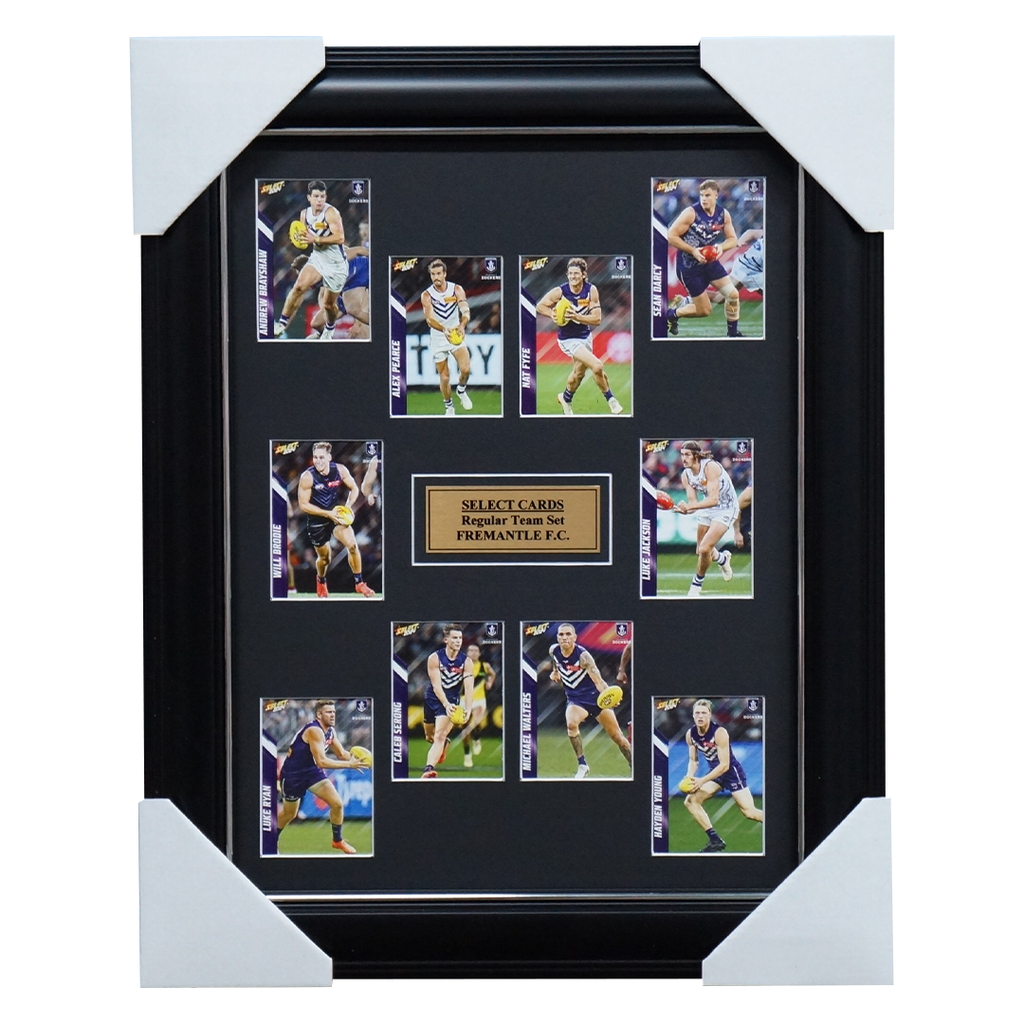 Fremantle Dockers 2024 Select Card Team Set Framed Fyfe Walters - 5778