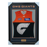 GWS Giants Football Club 2025 AFL Official Team Signed Guernsey - 7021