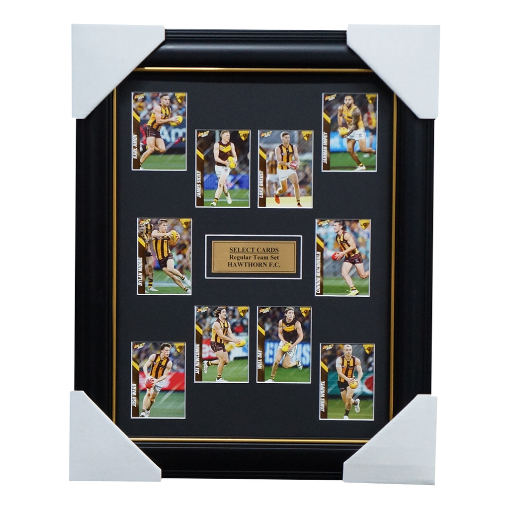 Hawthorn 2024 Select Card Team Set Framed Sicily Day  - 5782