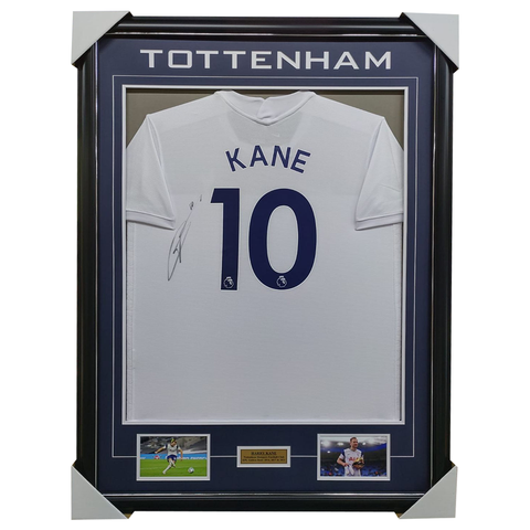 Harry Kane Signed Tottenham Hotspurs Jersey Framed With Photos + COA - 5027