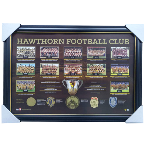 Hawthorn Historical Series Official Frame 2014 AFL Premiers - 7187