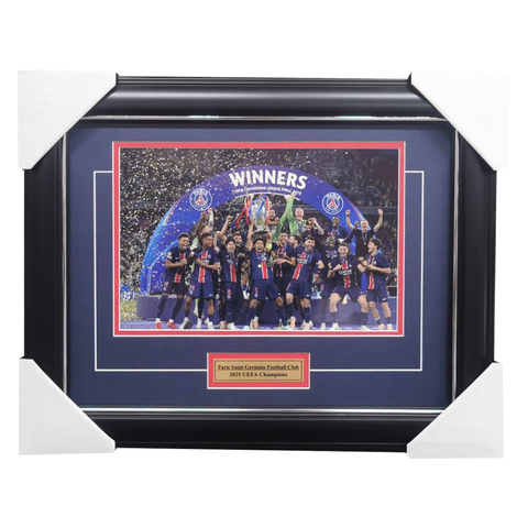 Paris Saint-Germain UEFA 2025 European Cup Champions Photo Framed - 7170