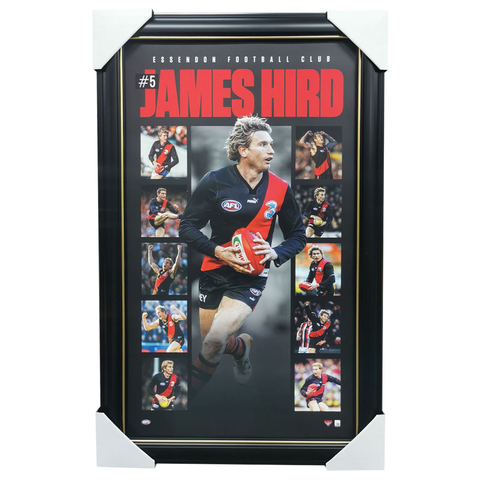 James Hird Essendon Official AFL Player Montage Framed - 7197