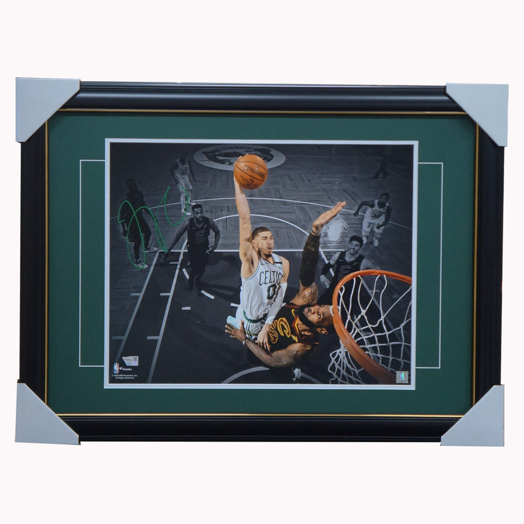 Jayson Tatum Boston Celtics Signed Official Fanatics NBA Photo Framed - 5349