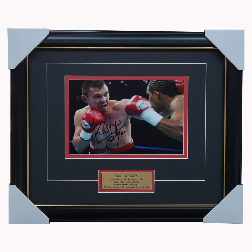 Kostya Tszyu Signed Boxing Champion Photo Framed - 5188