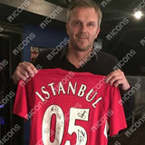 Liverpool 2005 UEFA Champions Signed jersey Framed "Miracle of Instanbul" - 5688