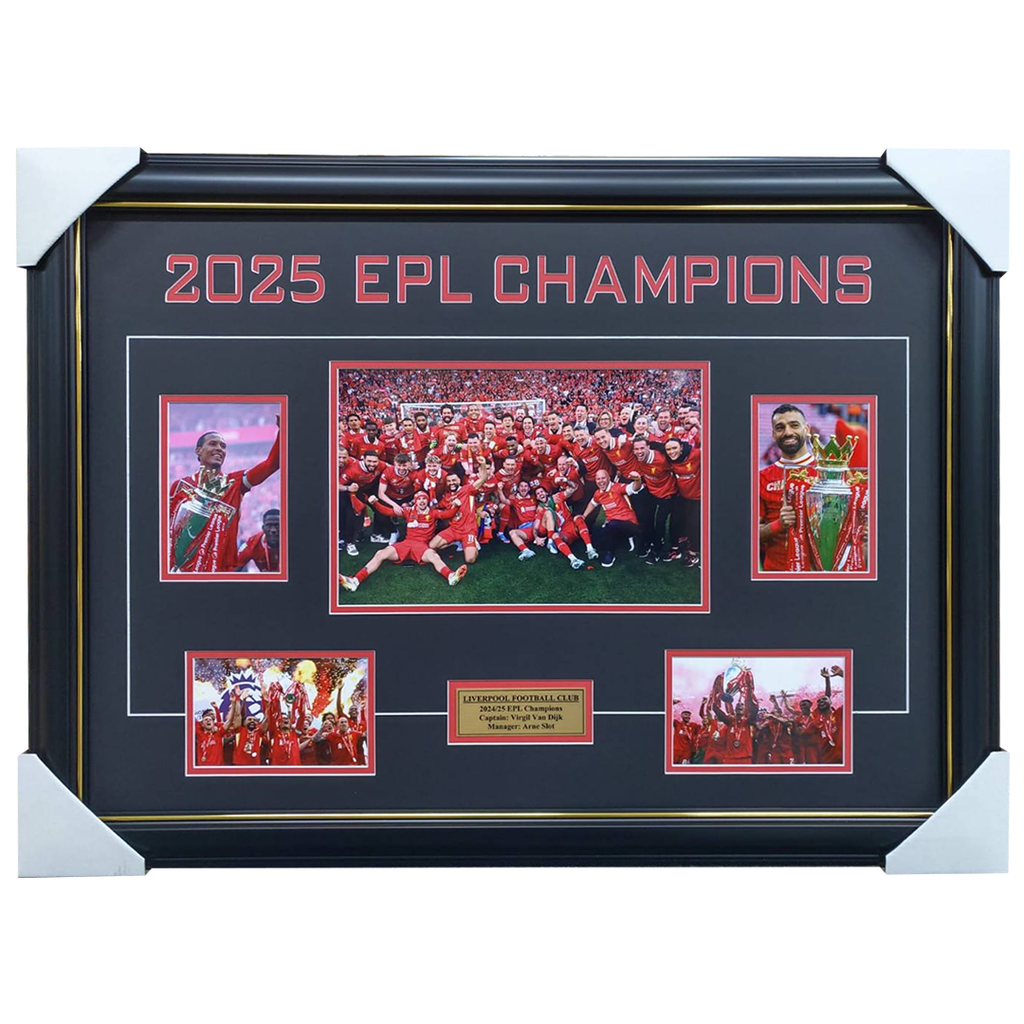 Liverpool 2025 EPL Champions Photo Collage Framed - 7164