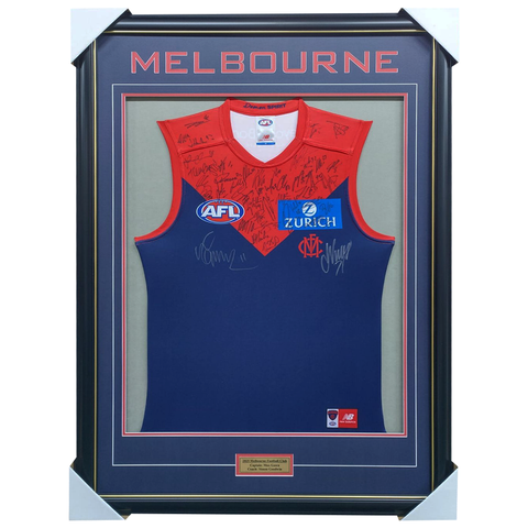 Melbourne Demons Football Club 2025 AFL Official Team Signed Guernsey - 7026