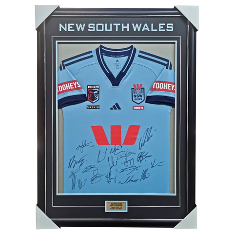 New South Wales 2025 Official State of Origin Team Signed Jersey - 7226