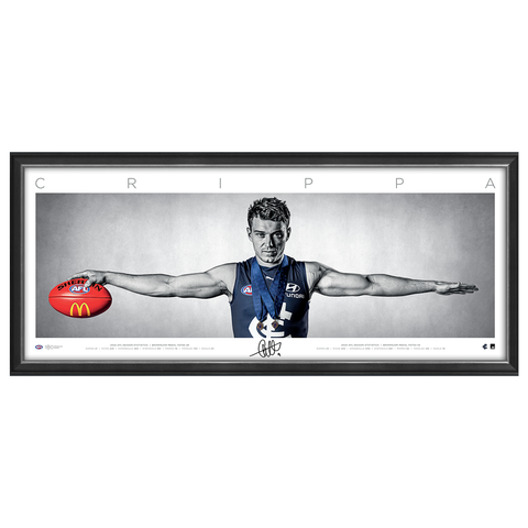 Patrick Cripps Carlton Official AFL 2024 Brownlow Mini Wings Print Framed - 7158