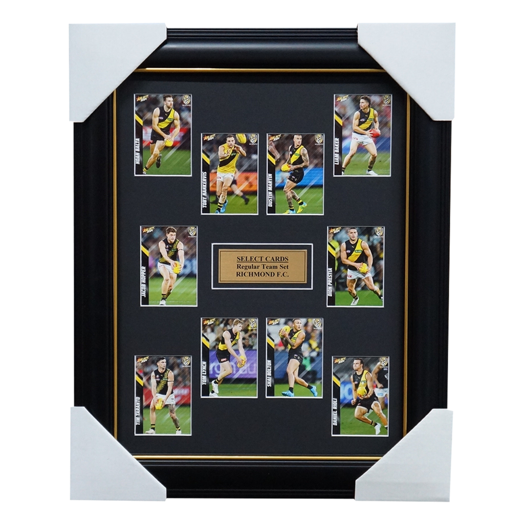 Richmond Tigers 2024 Select Card Team Set Framed Martin Lynch Bolton - 5776