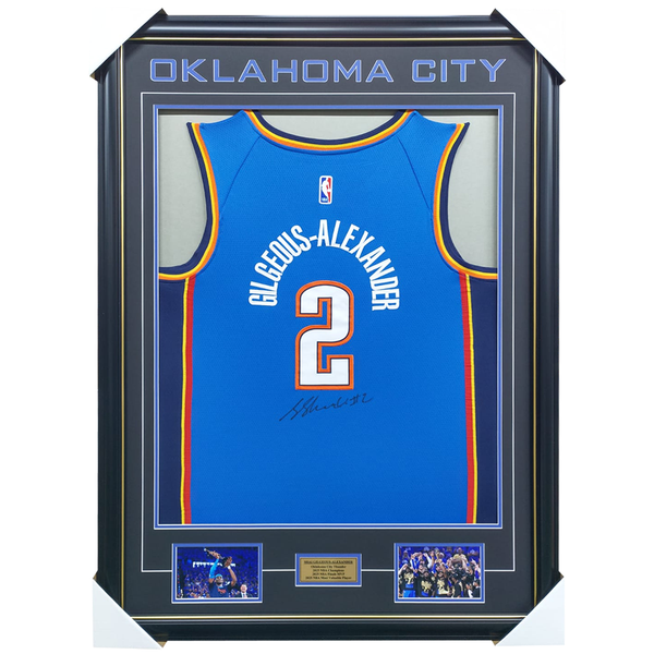 Shai Gilgeous-Alexander Oklahoma City Thunder Signed #2 Jersey