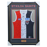 St Kilda Saints Football Club 2025 AFL Official Team Signed Guernsey - 7027