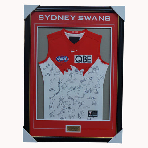 Sydney Swans Football Club 2023 AFL Official Team Signed Guernsey - 5455