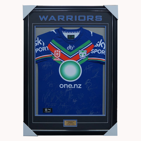 New Zealand Warriors Football Club 2023 NRL Official Team Signed Guernsey - 5425