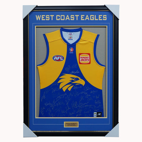 West Coast Eagles Football Club 2023 AFL Official Team Signed Guernsey - 5456