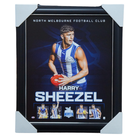Harry Sheezel North Melbourne Official Licensed AFL Print Framed - 7131