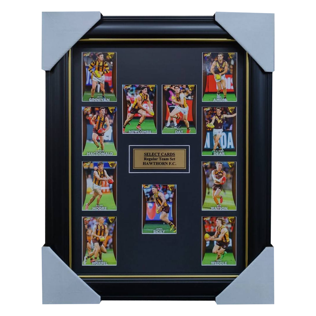 Hawthorn 2025 Select Card Team Set Framed - 7059