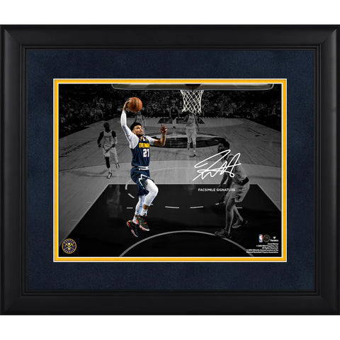 Jamal Murray Denver Nuggets Framed 11" x 14" Spotlight Photograph - Facsimile Signature - 5553