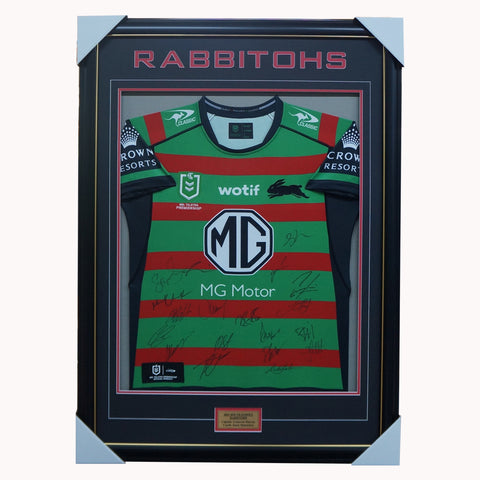 South Sydney Rabbitohs Football Club 2023 NRL Official Team Signed Guernsey - 5427