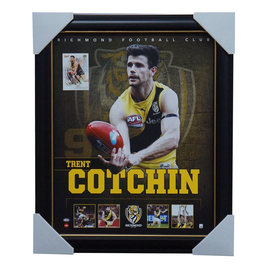 Trent Cotchin Richmond Official Licensed AFL Print Framed + Signed Card - 5871