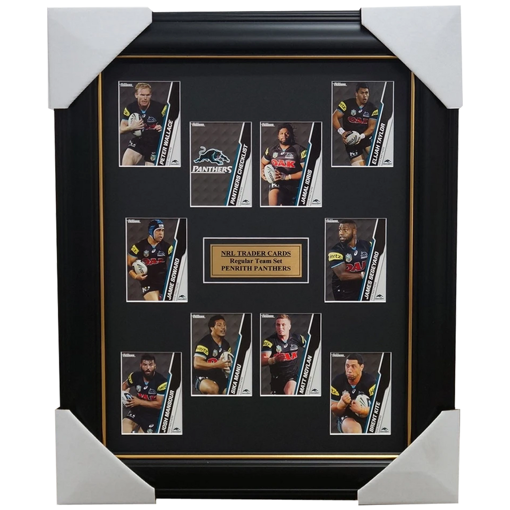 2015 Nrl Card Team Set Penrith Panthers Framed Jamal Idris Sika Manu Taylor - 1033