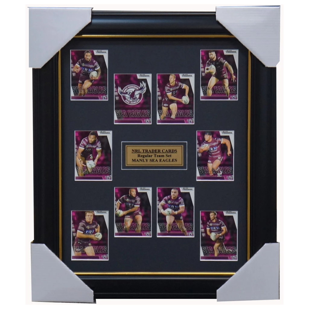 2019 Nrl Traders Cards Manly Sea Eagles Team Set Framed Cherry-evans Walker - 3635