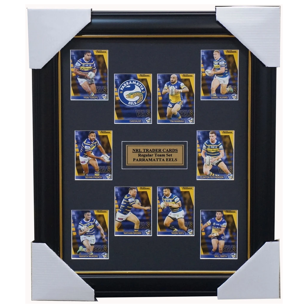 2019 Nrl Traders Cards Parramatta Eels Team Set Framed Terepo Ma'u Smith Alvaro  - 3631