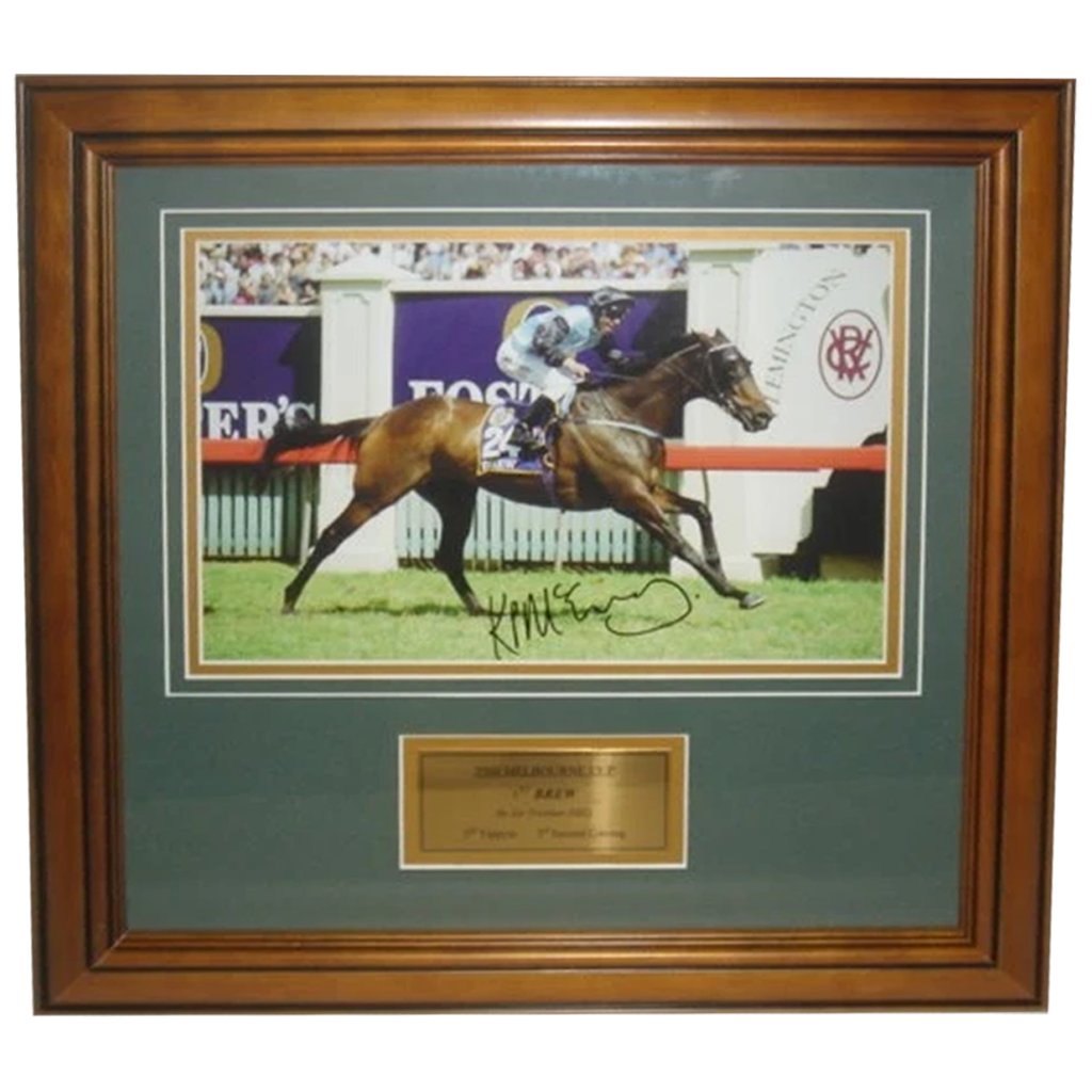 2000 Melbourne Cup Winner Brew Signed by Jockey Kerrin Mcevoy - 2704