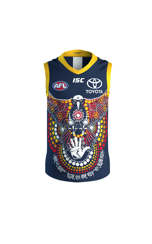 Adelaide Crows 2020 Indigenous Guernsey Mens Afl Large Xl & 2xl Brand New - 4506