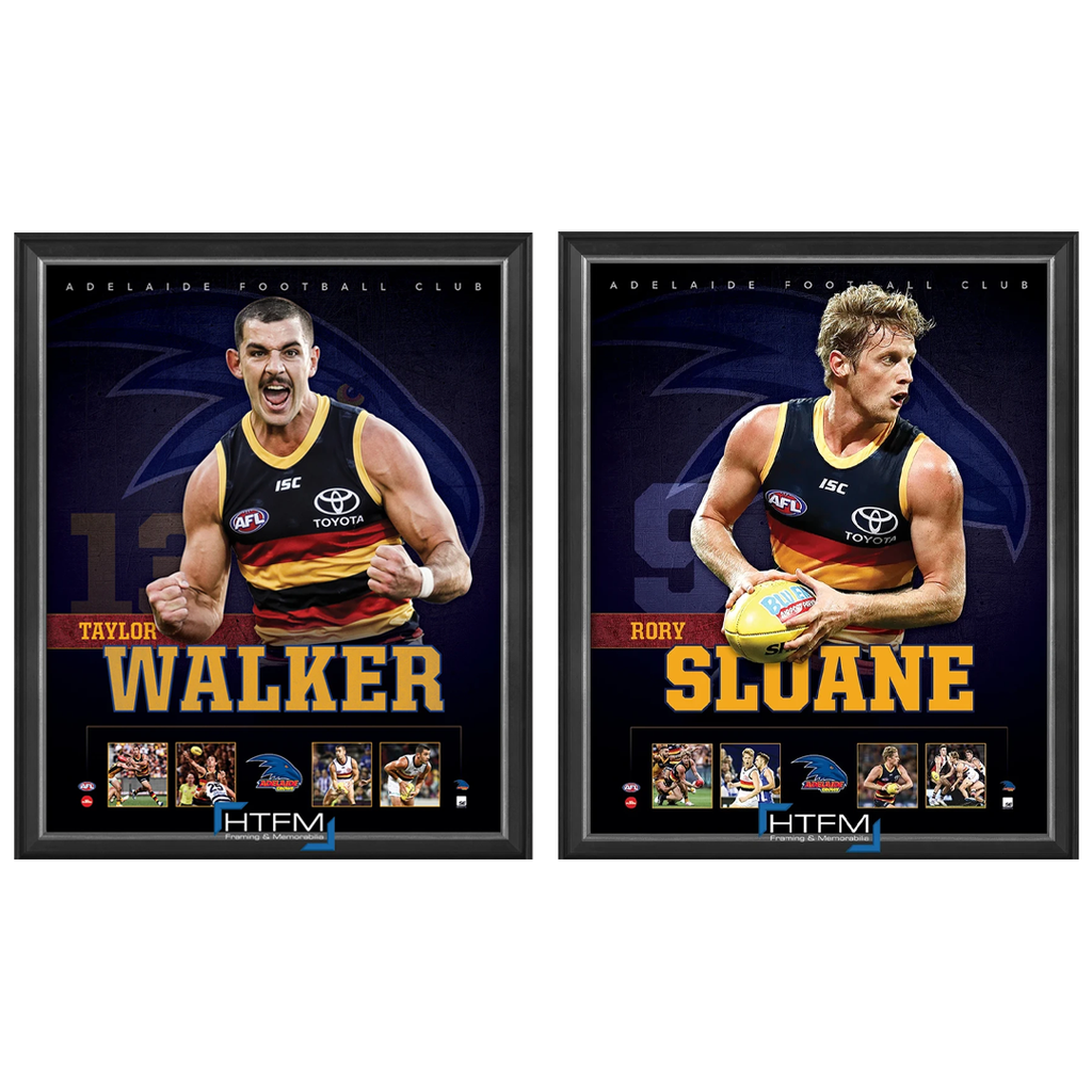 Adelaide Package Official Licensed Afl Prints Framed Walker Sloane - 4446