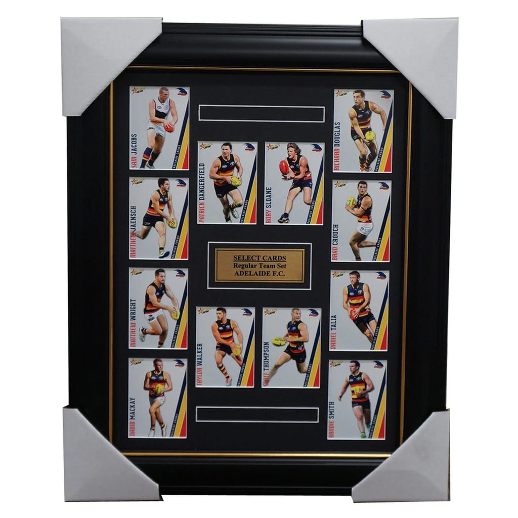 Adelaide Crows 2015 Select Card Team Set Framed Taylor Walker Dangerfield Sloane - 1015