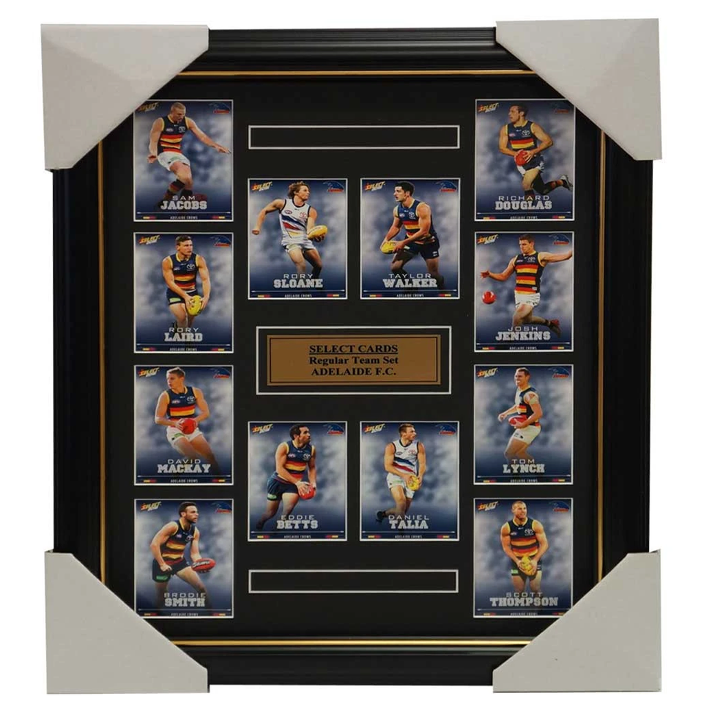 Adelaide Crows 2016 Select Card Team Set Framed Taylor Walker Rory Sloane Betts - 2635