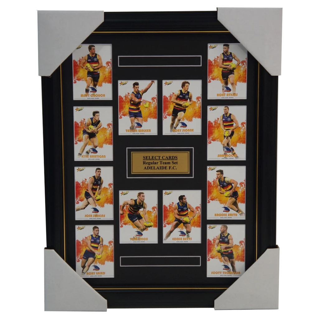 Adelaide Crows 2017 Select Card Team Set Framed Taylor Walker Rory Sloane Betts - 3048