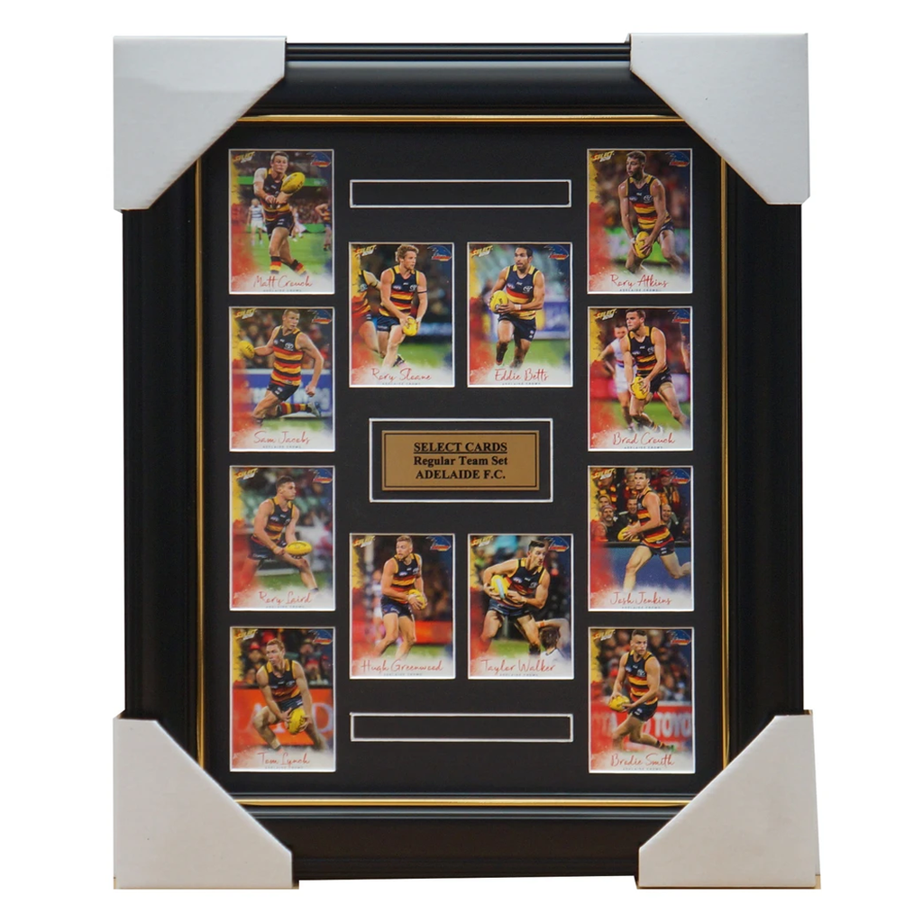 Adelaide Crows 2018 Select Card Team Set Framed Taylor Walker Rory Sloane Betts - 3351