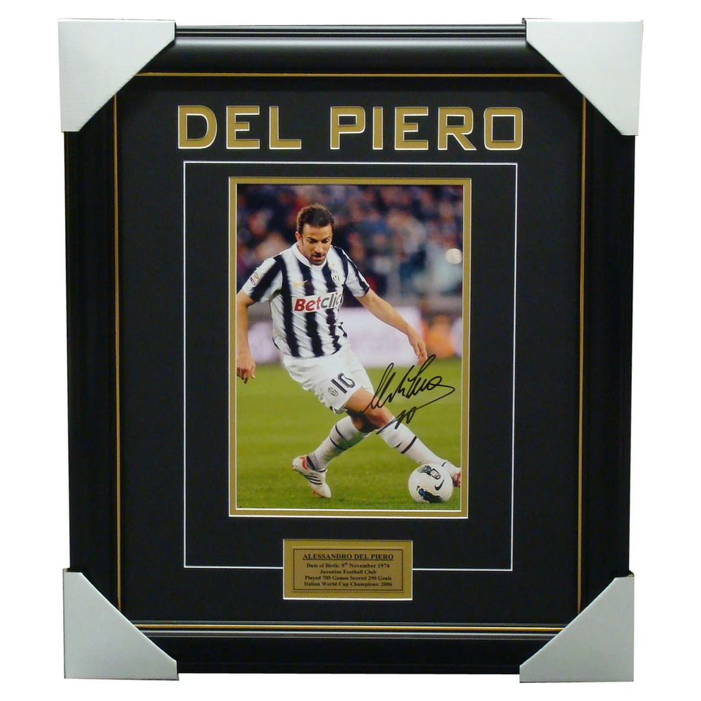 Alessandro Del Piero Juventus Signed Photo Framed - 1171 Express