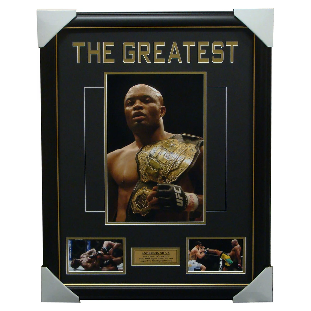 Anderson Silva Ufc Fighter Collage Framed - 1431